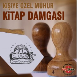 K 351 Kitabın Üzerindeki Kirpi Kitap Damgası